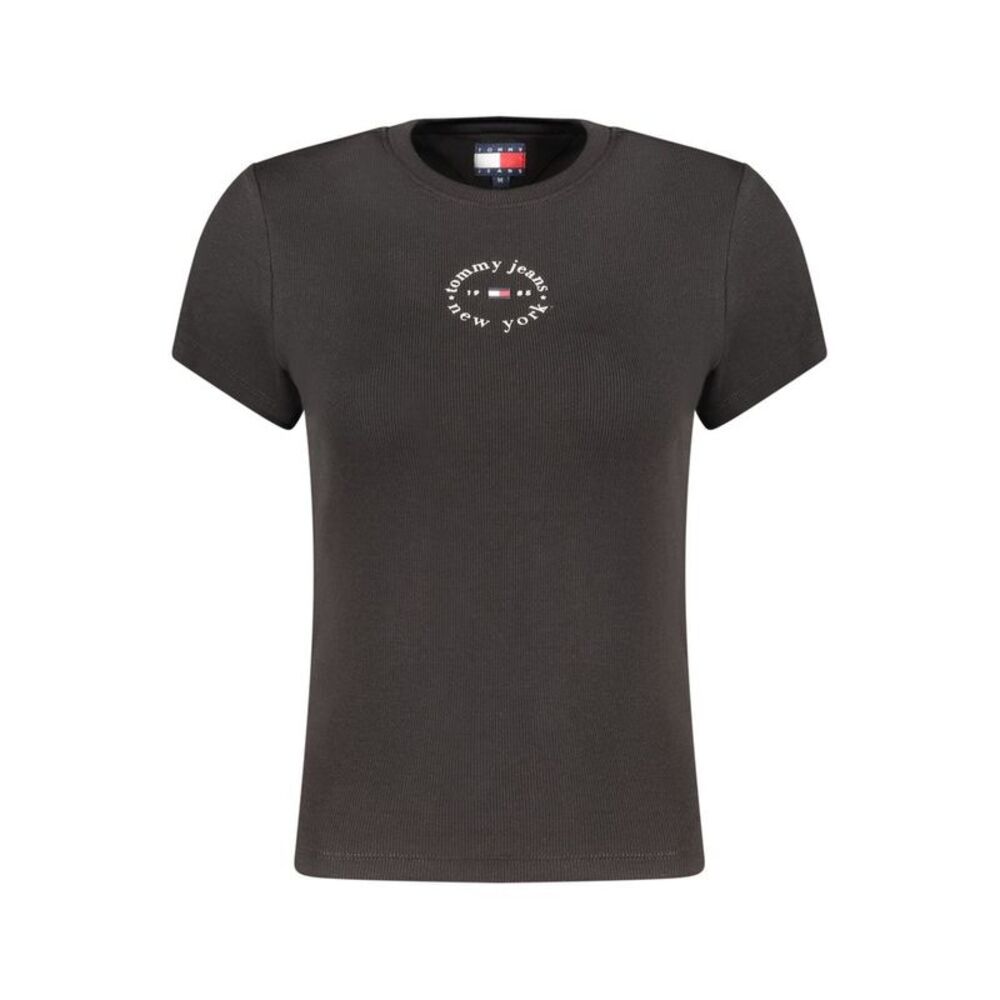 Tommy Hilfiger Black Cotton Women's Women's T-Shirt